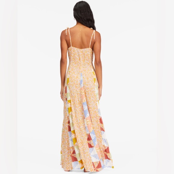 Billabong ๐ผ Floral Patchwork Vintage Gal Maxi Dress ๐๏ธ๐ - Picture 4 of 6